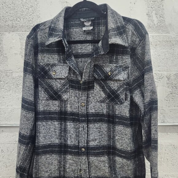 NWOT Colorado Clothing Plaid Button-Down Shirt - Small - Gray/Black - Picture 5 of 8